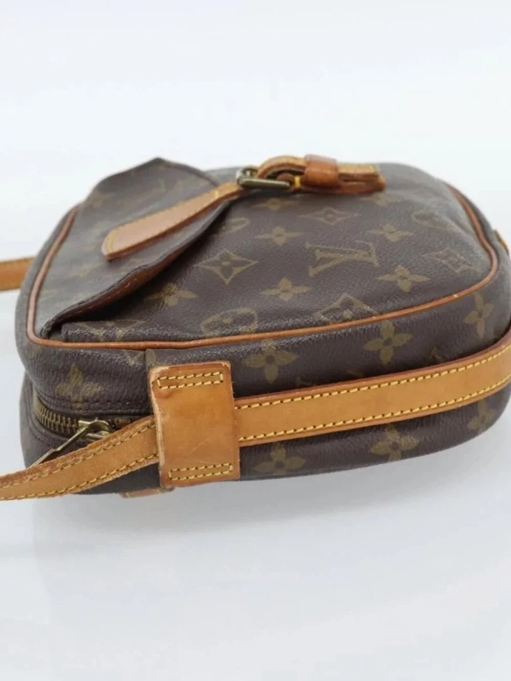 LOUIS VUITTON Monogram Jeune Fille MM Shoulder Bag M51226 LV Auth 186584